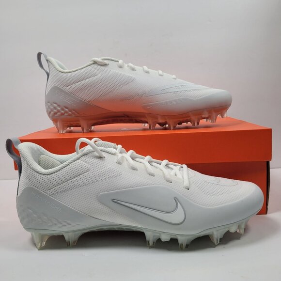 Nike Alpha Huarache 8 Pro Lax Men's White Cleats CW4439-110 US Size 10.5 NWB - Picture 1 of 10